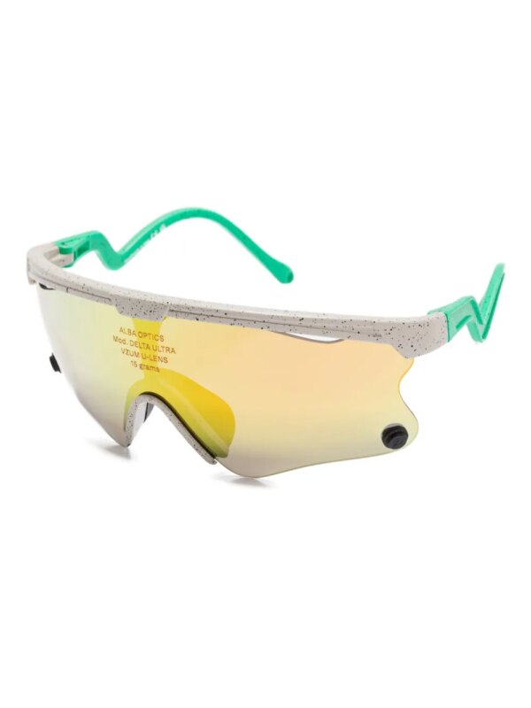 Alba Optics Delta Ultra zonnebril met gespikkeld montuur - Grijs