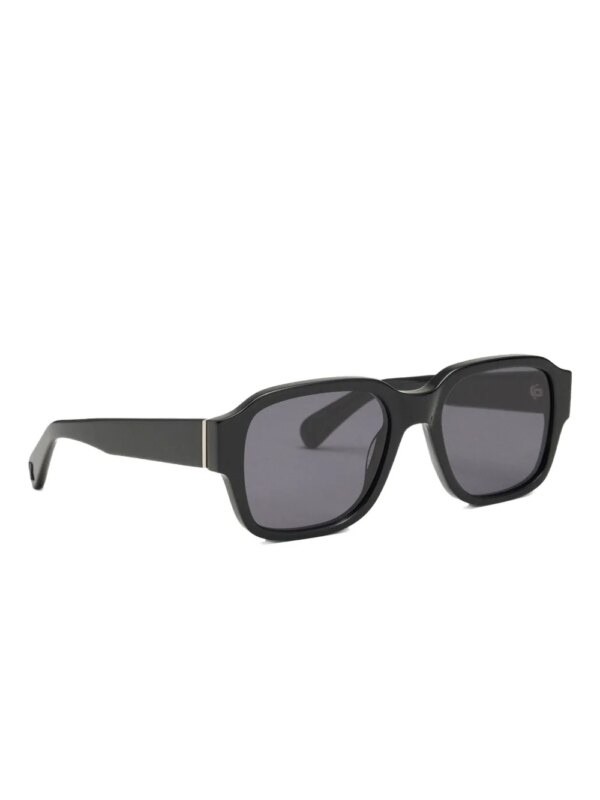 AMI Paris 75006 zonnebril met vierkant montuur - Zwart