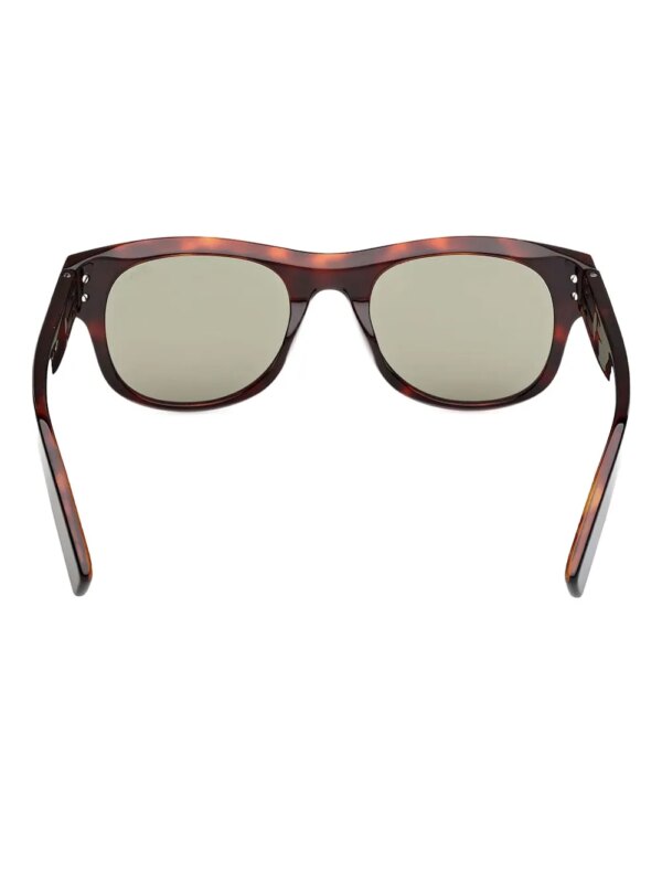 Zegna EZ0268 zonnebril met schildpadschild-design - Rood