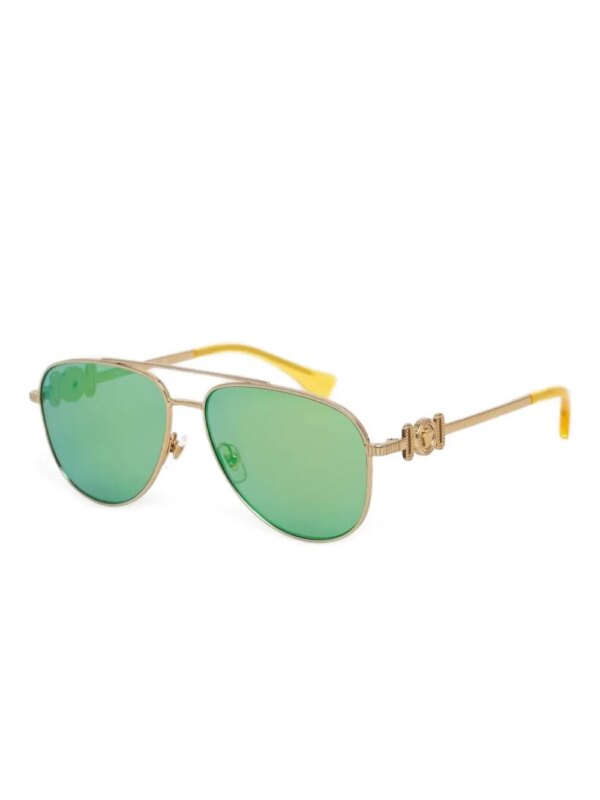 Versace Eyewear Zonnebril met piloten montuur - Goud