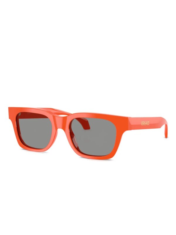 Versace Eyewear Zonnebril met vierkant montuur - Oranje
