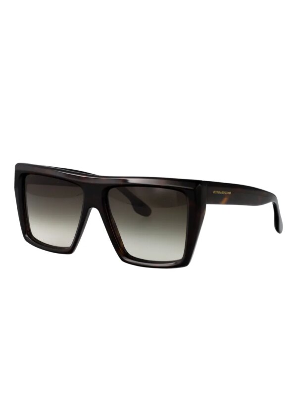 Victoria Beckham Eyewear Zonnebril met geometrisch montuur - Bruin