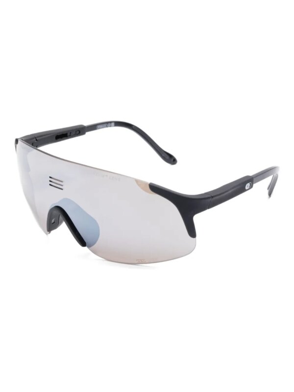 Alba Optics Jumbo zonnebril met schild montuur - Zwart