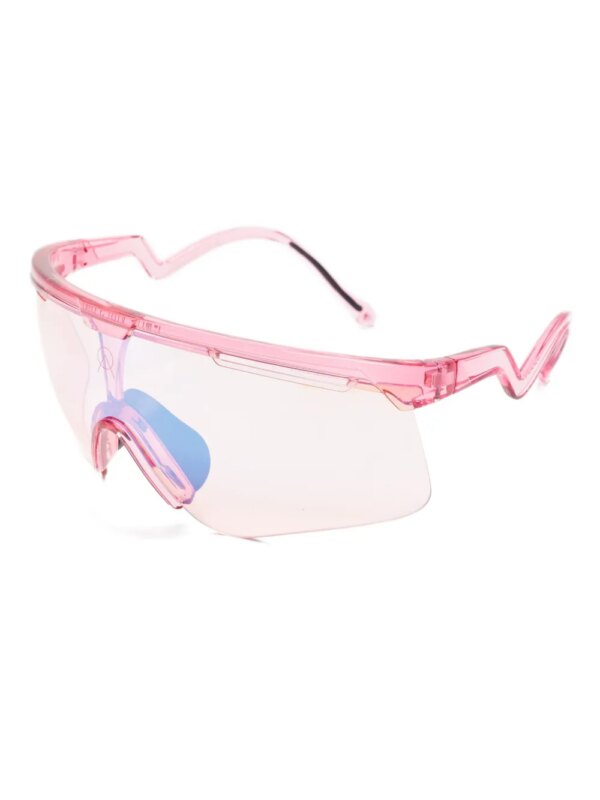 Alba Optics Delta zonnebril met schild montuur - Roze
