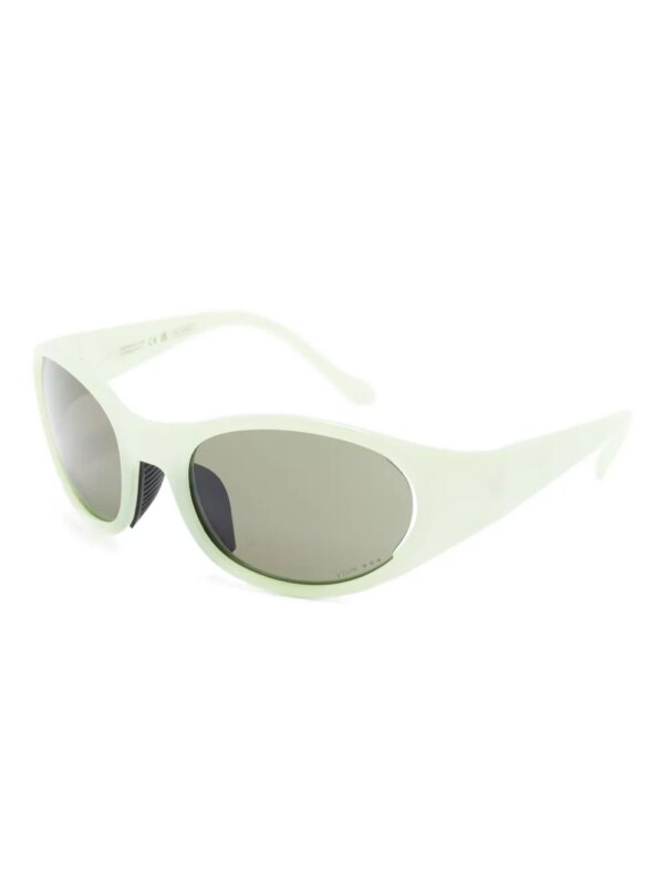 Alba Optics Anvma zonnebril met ovalen montuur - Groen