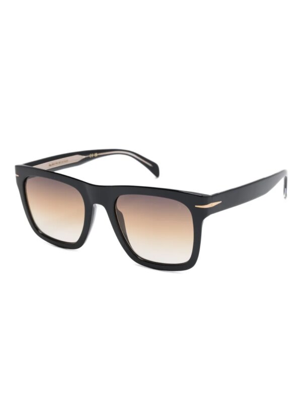 Eyewear by David Beckham Zonnebril met vierkant montuur - Zwart