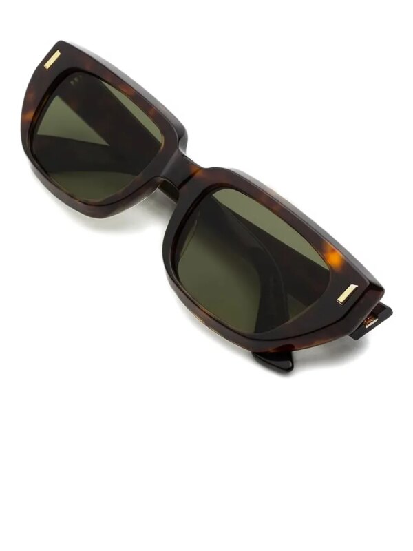 Marni Eyewear Etezea zonnebril met schildpadschild-design - Bruin
