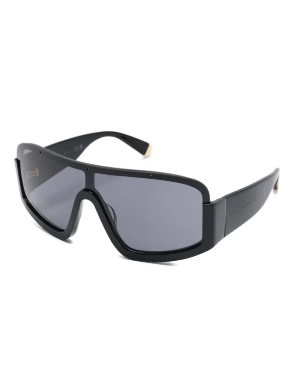 Stella McCartney Eyewear Zonnebril met geometrisch montuur - Zwart