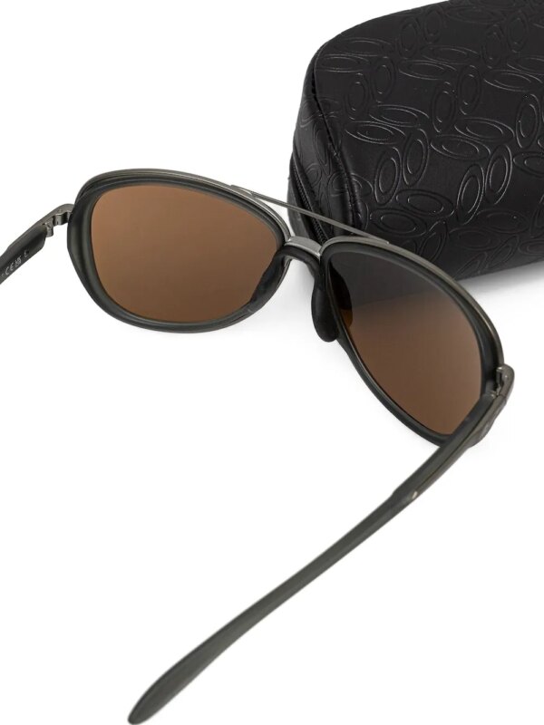 Oakley Zonnebril met metalen montuur - Zwart