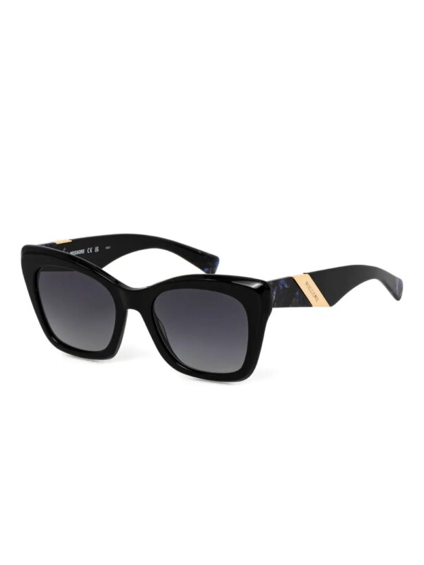 MISSONI EYEWEAR Zonnebril met cat-eye montuur - Zwart