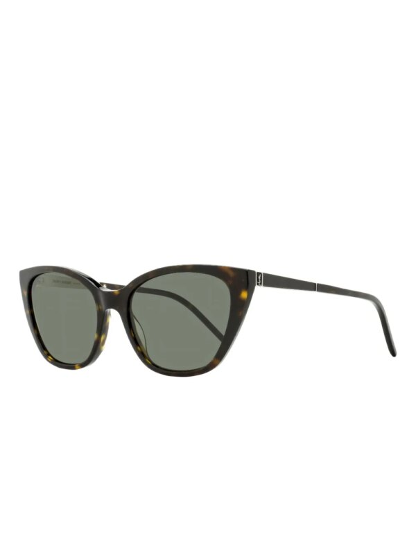 Saint Laurent Eyewear M69 zonnebril met cat-eye montuur - Bruin