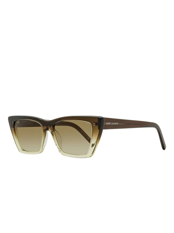 Saint Laurent Eyewear SL 276 Mica zonnebril met rechthoekig montuur - Bruin