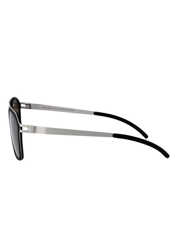Mykita Zonnebril met geometrisch montuur - Zilver