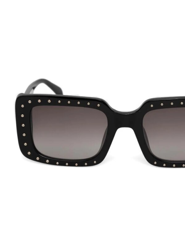 TOUS Zonnebril met vierkant montuur en studs - Zwart