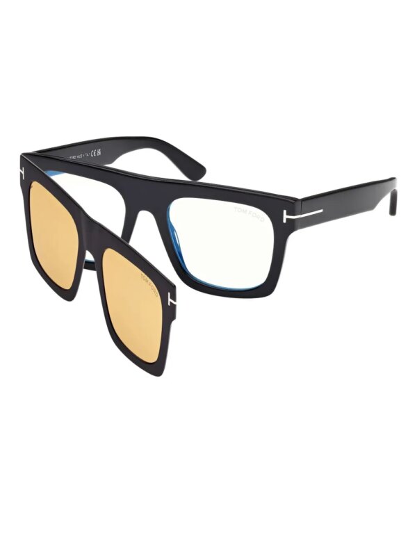 TOM FORD Eyewear Clip-on zonnebril - Zwart