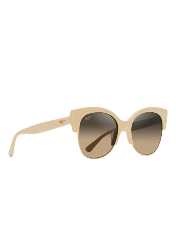 Maui Jim Mariposa zonnebril met cat-eye montuur - Beige