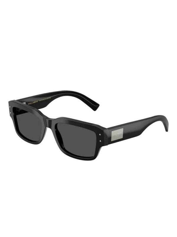 Dolce & Gabbana Eyewear Zonnebril met vierkant montuur - Zwart