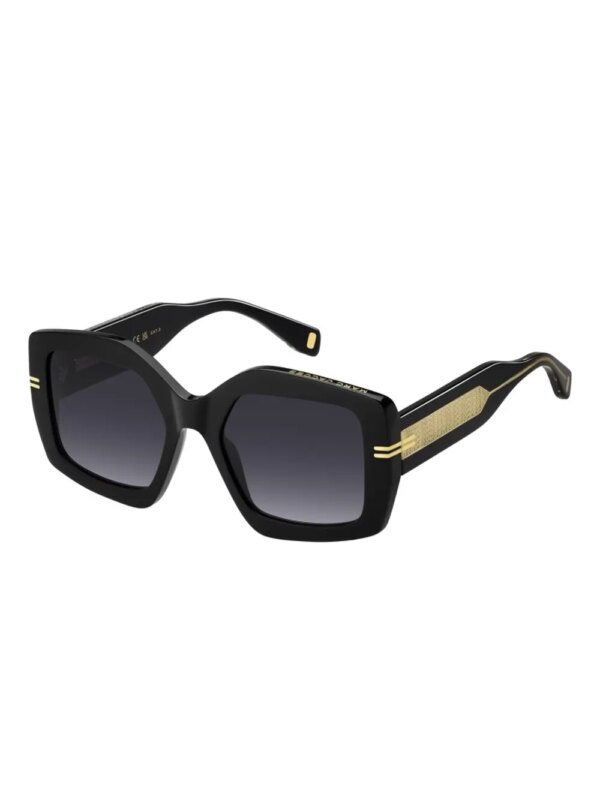 Marc Jacobs Eyewear Zonnebril met geometrisch montuur - Zwart