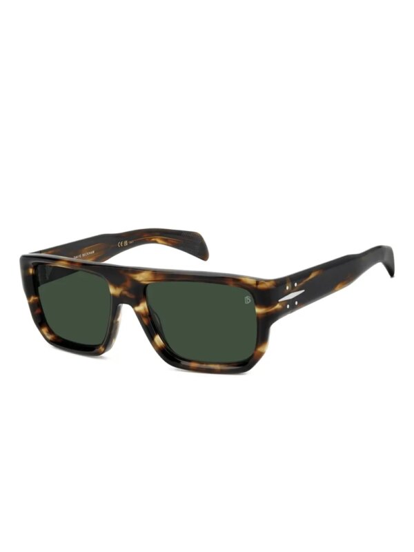 DAVID BECKHAM EYEWEAR Zonnebril met piloten montuur - Bruin