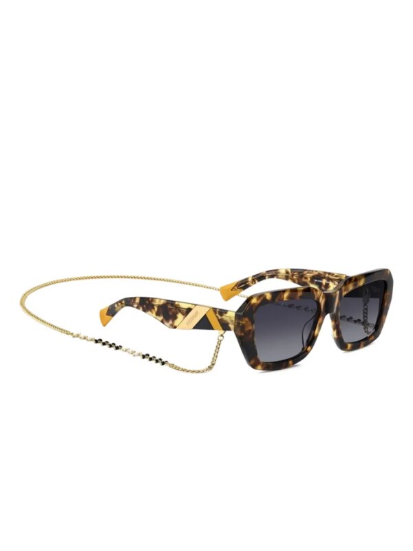 MISSONI EYEWEAR Zonnebril met vierkant montuur - Bruin