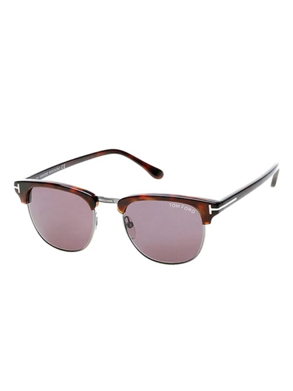TOM FORD Eyewear Zonnebril met vierkant montuur - Bruin