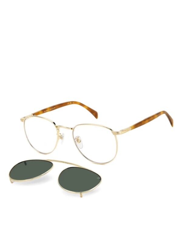 DAVID BECKHAM EYEWEAR Clip-on zonnebril - Goud