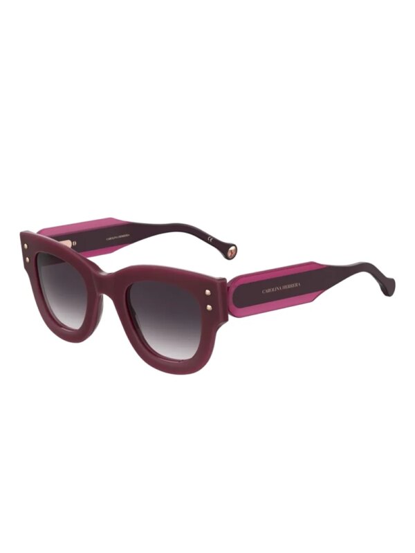 Carolina Herrera Acetate Double Shade zonnebril - Paars