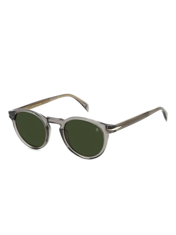 DAVID BECKHAM EYEWEAR Zonnebril met rond montuur - Grijs