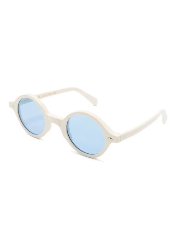 Family Affair Hopkins zonnebril met rond montuur - Beige