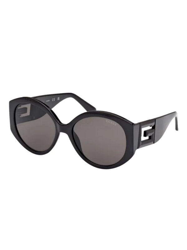 GUESS EYEWEAR Zonnebril met rond montuur - Zwart