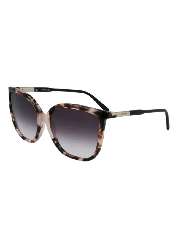Lacoste Zonnebril met cat-eye montuur - Roze