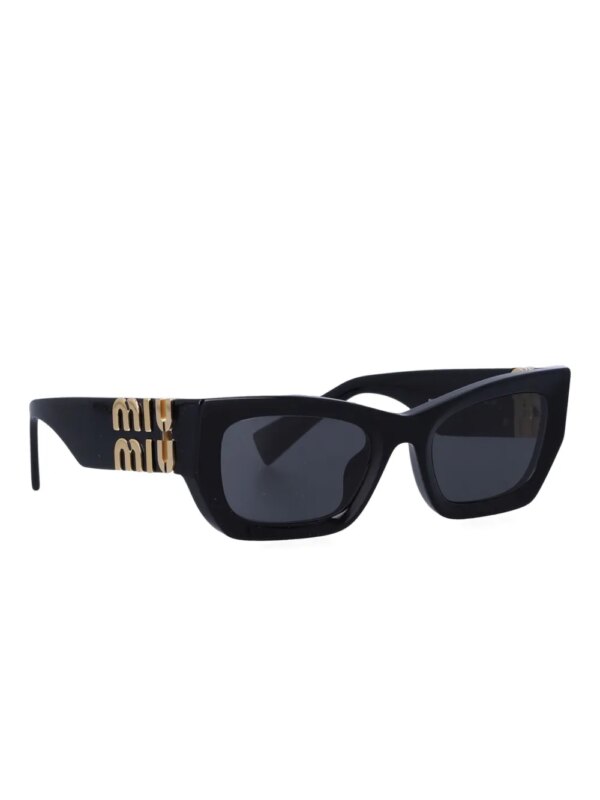 Miu Miu Eyewear Zonnebril met cat-eye montuur - Zwart