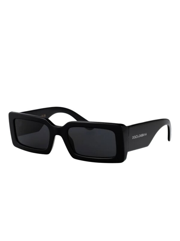 Dolce & Gabbana Eyewear DG4416 zonnebril met rechthoekig montuur - Zwart