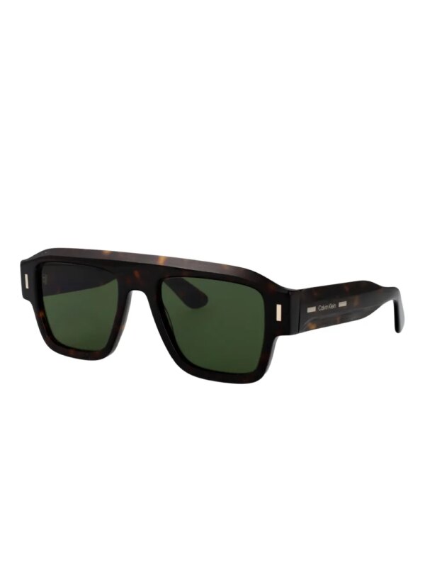 Calvin Klein Zonnebril met schildpadschild-design - Bruin