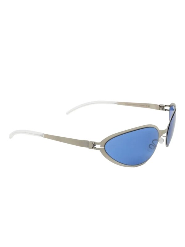 Mykita Bear zonnebril met ovalen montuur - Grijs