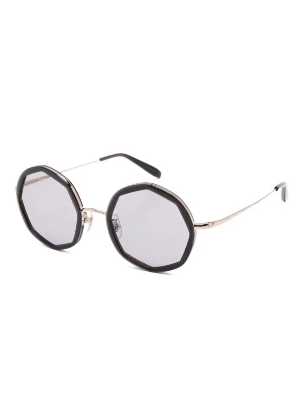 Megane and Me Zonnebril met geometrisch montuur - Zwart