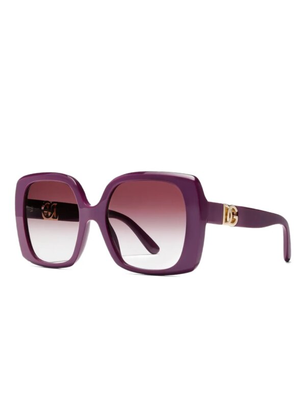Dolce & Gabbana Eyewear Zonnebril met vierkant montuur - Paars