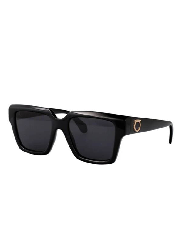 Ferragamo Eyewear Zonnebril met vierkant montuur - Zwart