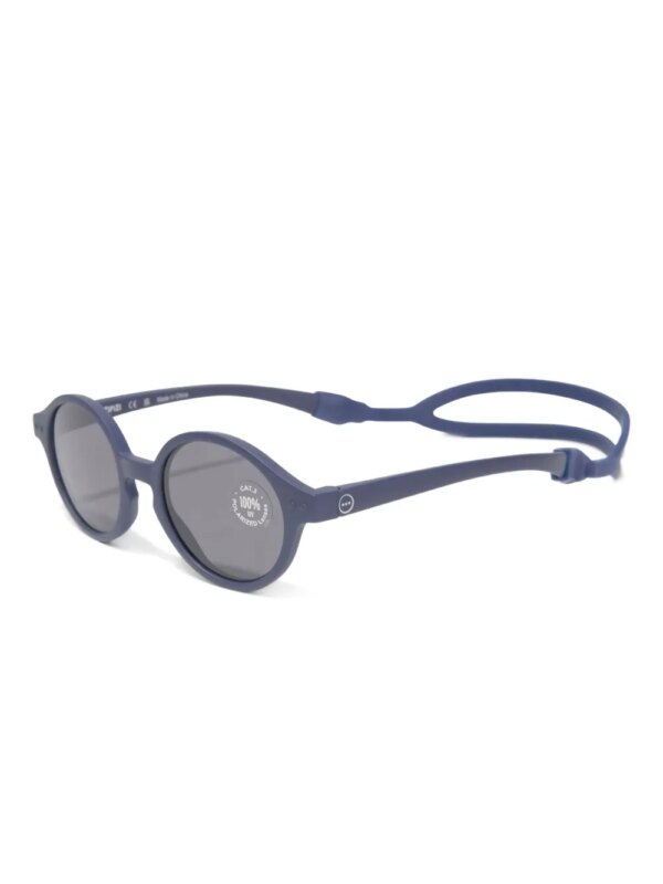 IZIPIZI KIDS Zonnebril met rond montuur - Blauw