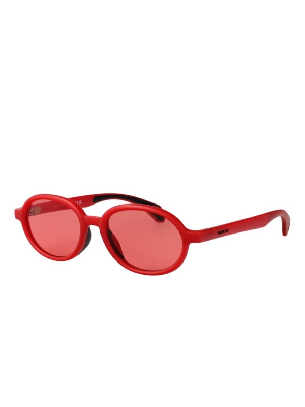 Moncler Eyewear Caprice zonnebril met rond montuur - Rood