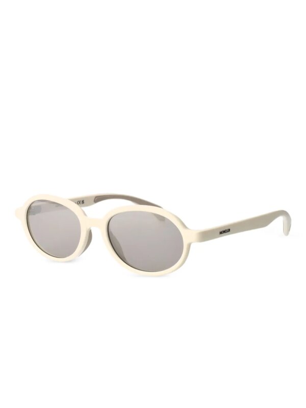 Moncler Eyewear Caprice zonnebril met rond montuur - Wit