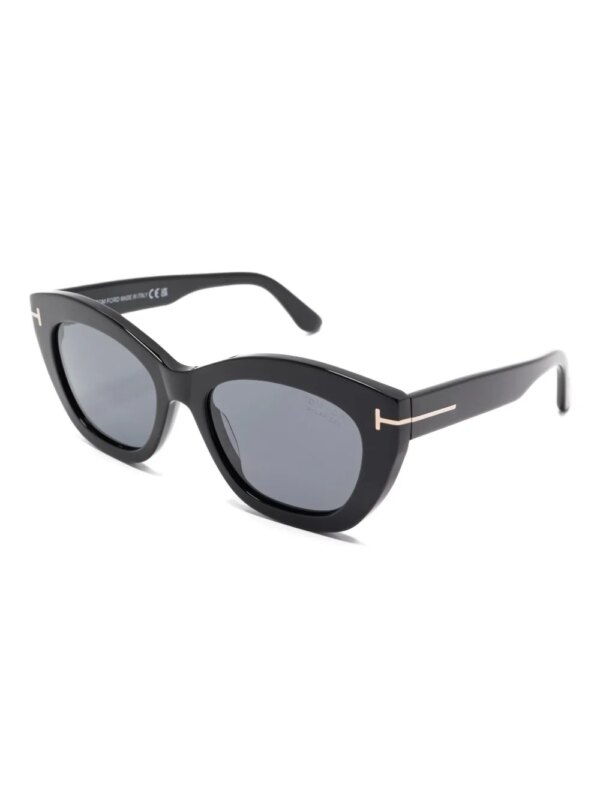TOM FORD Eyewear Zonnebril met cat-eye montuur - Zwart