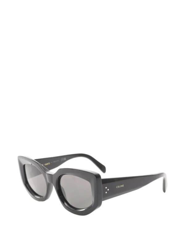 Celine Pre-Owned 2020s zonnebril met geometrisch montuur - Zwart