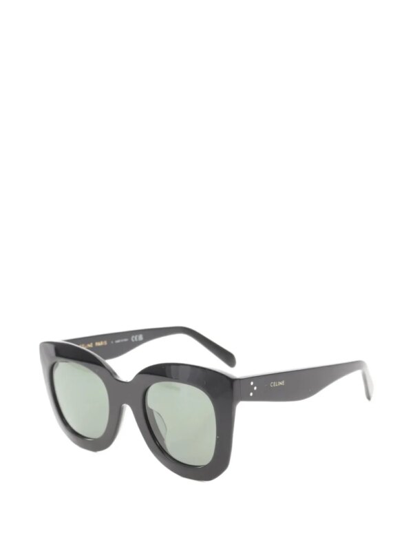 Celine Pre-Owned 2020s zonnebril met geometrisch montuur - Zwart