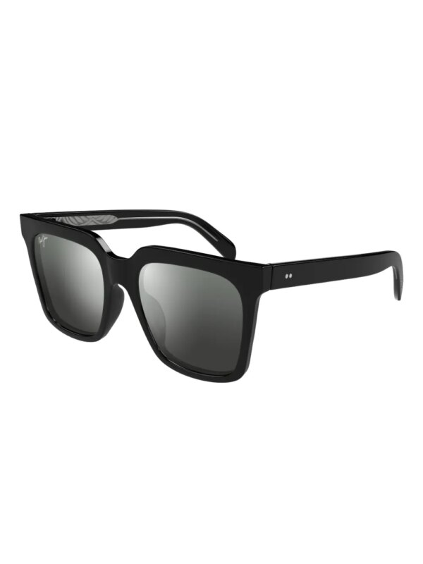 Maui Jim Rooftops zonnebril met vierkant montuur - Zwart