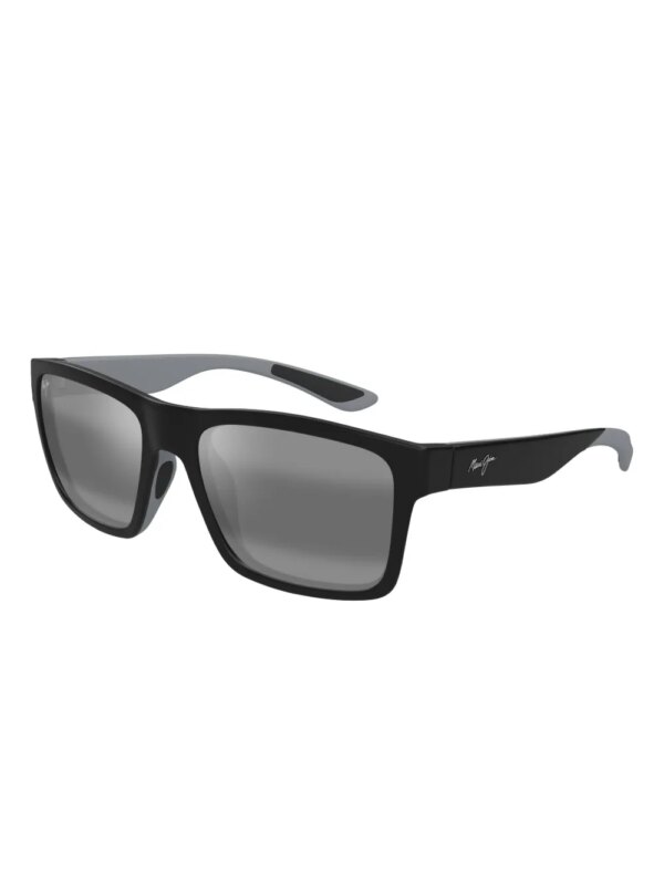 Maui Jim The Flats zonnebril met vierkant montuur - Zwart