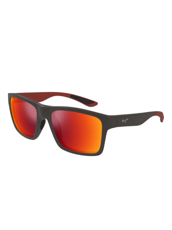 Maui Jim The Flats zonnebril met vierkant montuur - Grijs