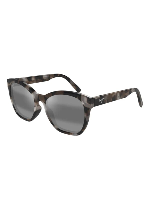 Maui Jim MJ0878S zonnebril met schildpadschild design - Zwart