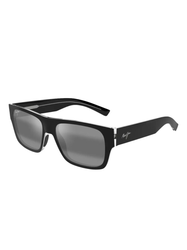 Maui Jim Zonnebril met vierkant montuur - Zwart