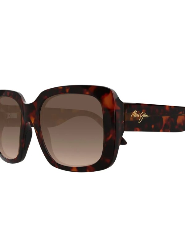 Maui Jim Zonnebril met vierkant montuur - Bruin